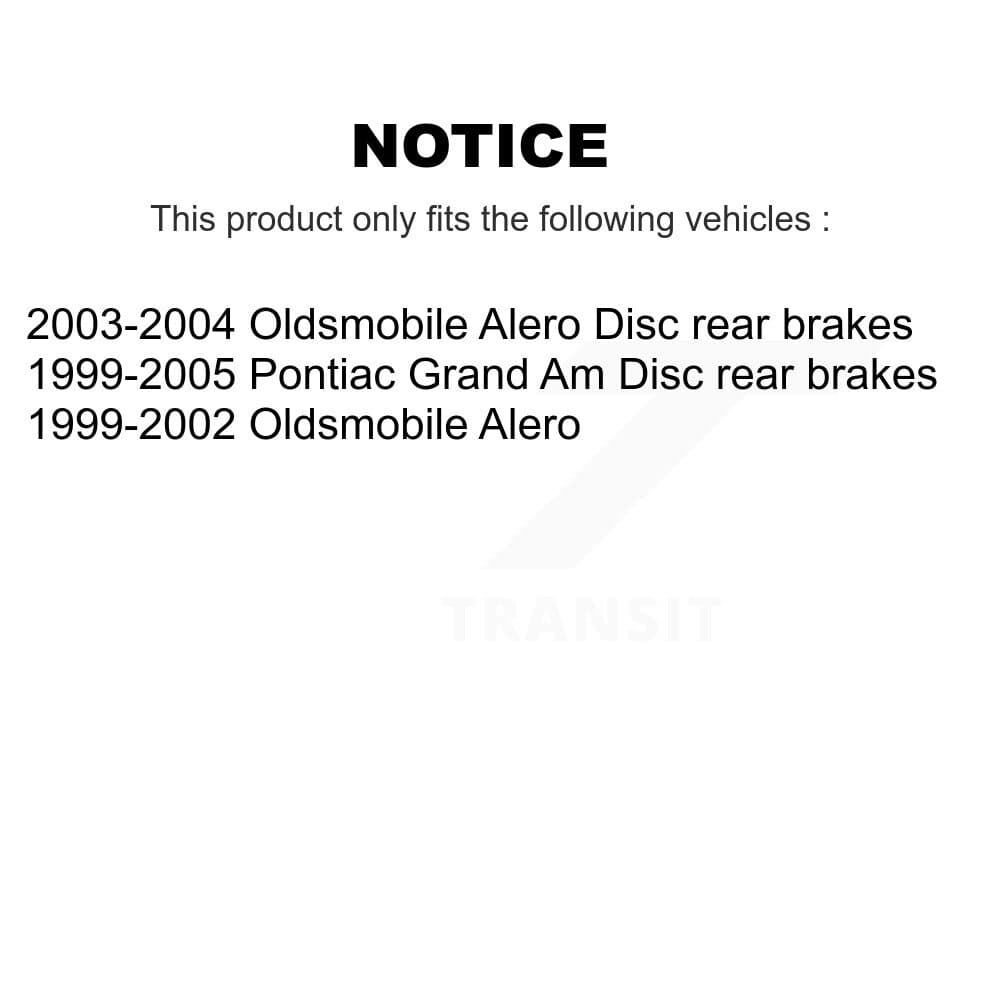 Transit Auto - KCN-100136 - Front and Rear Disc Brake Pad Kits image 14