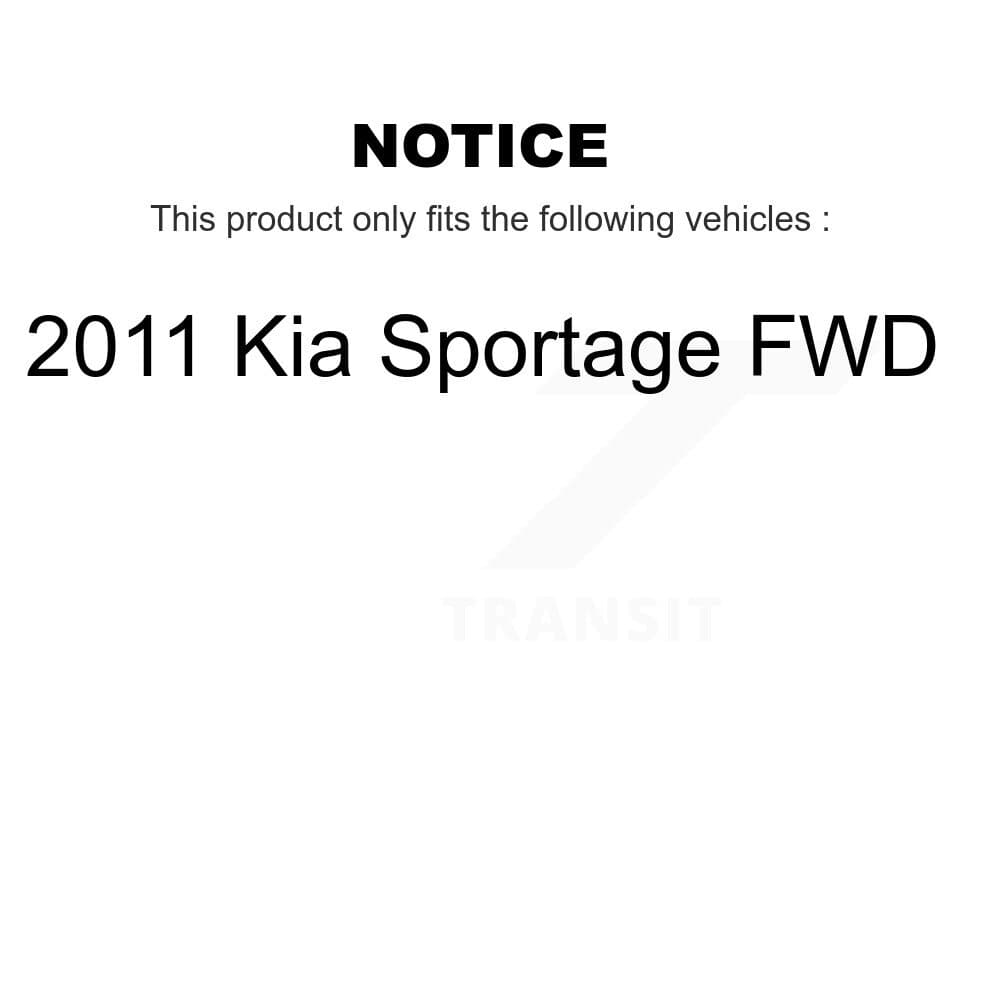 Transit Auto - KCN-100145 - Front and Rear Disc Brake Pad Kits image 14