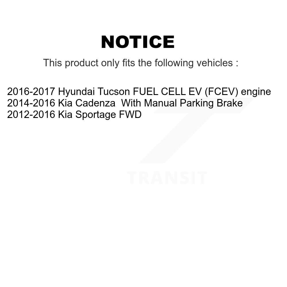Transit Auto - KCN-100146 - Front and Rear Disc Brake Pad Kits image 14