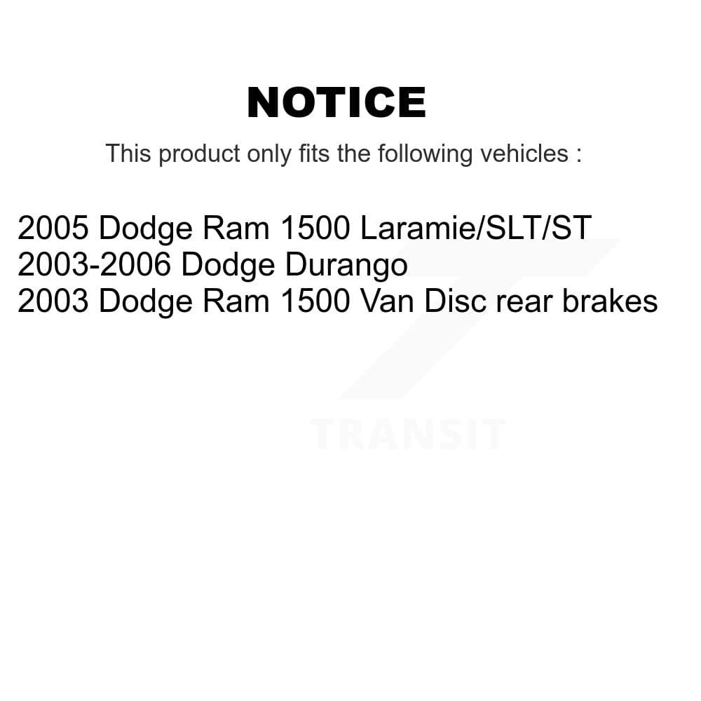 Transit Auto - KCN-100160 - Front and Rear Disc Brake Pad Kits image 14