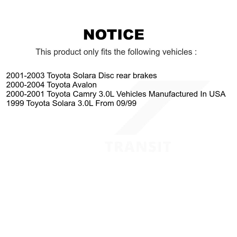 Transit Auto - KCN-100181 - Front and Rear Disc Brake Pad Kits image 14