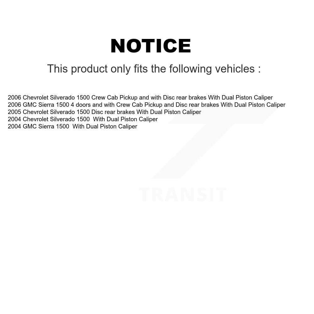 Transit Auto - KCN-100206 - Front and Rear Disc Brake Pad Kits image 14