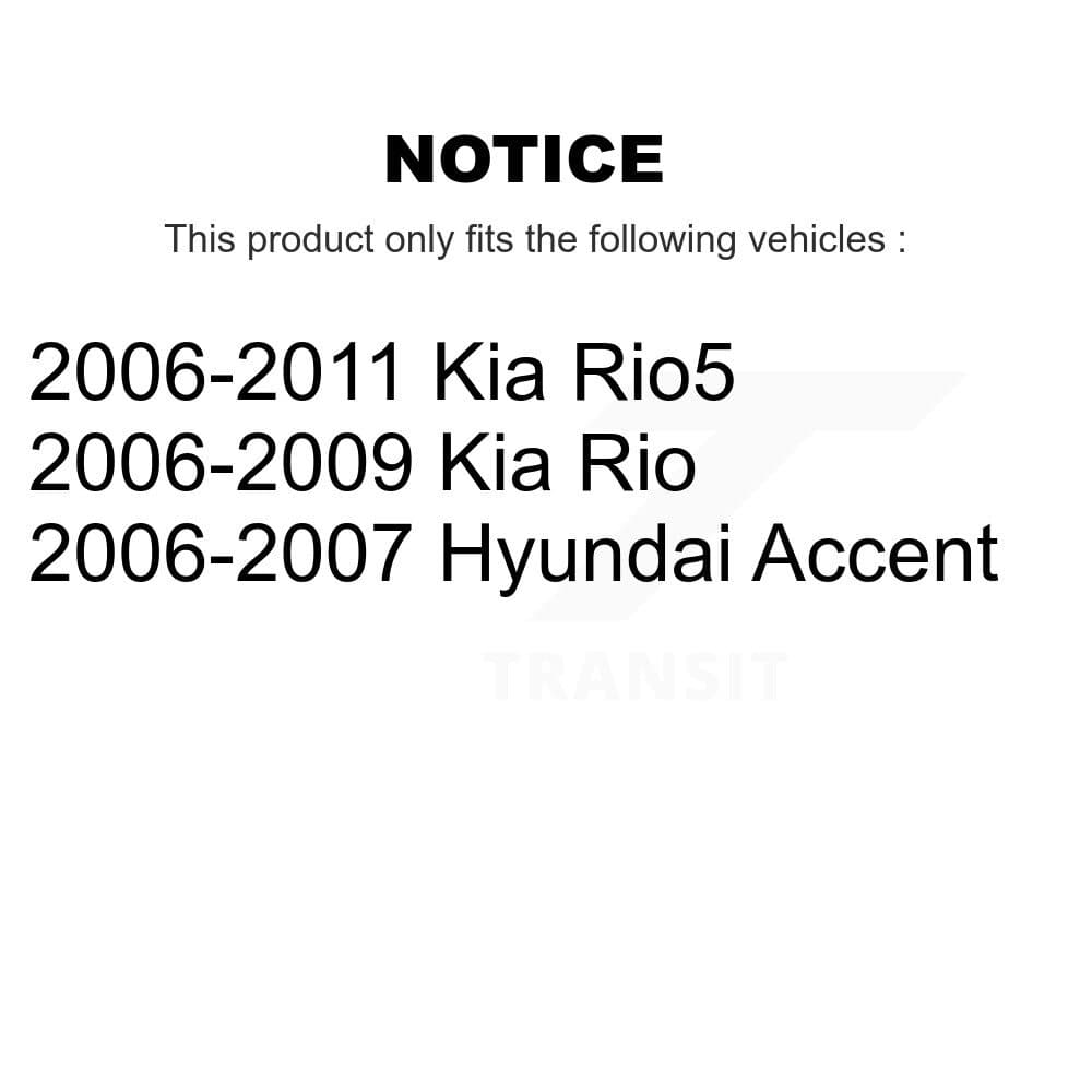 Transit Auto - KCN-100278 - Front and Rear Disc Brake Pad Kits image 14