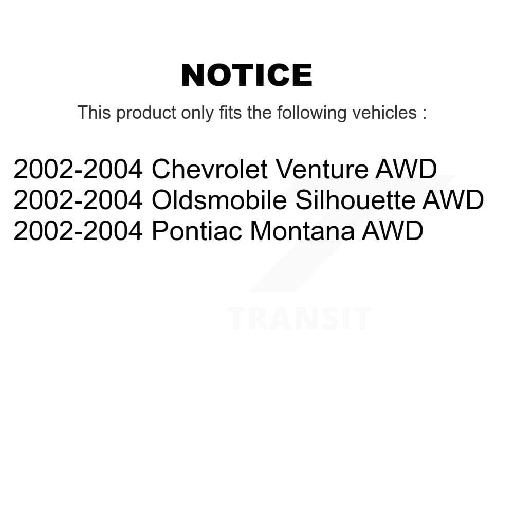 Transit Auto - KCN-100363 - Front and Rear Disc Brake Pad Kits image 14
