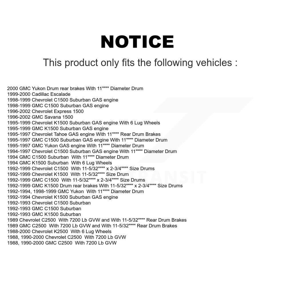 Transit Auto - KCN-100370 - Front and Rear Disc Brake Pad Kits image 14