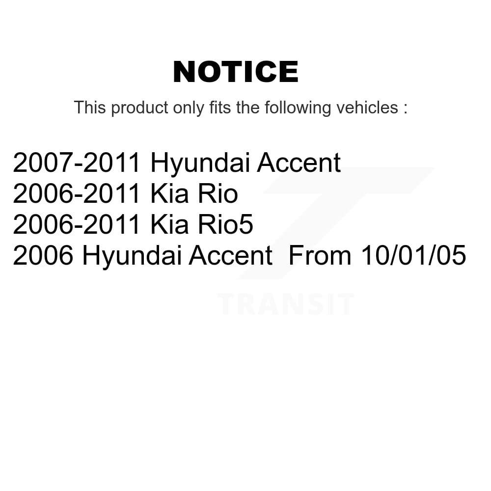 Transit Auto - KCN-100418 - Front and Rear Disc Brake Pad Kits image 14