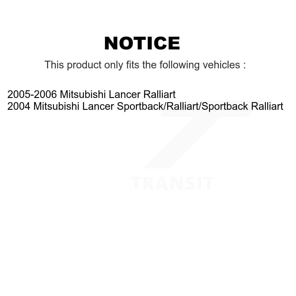 Transit Auto - KCN-100490 - Front and Rear Disc Brake Pad Kits image 14