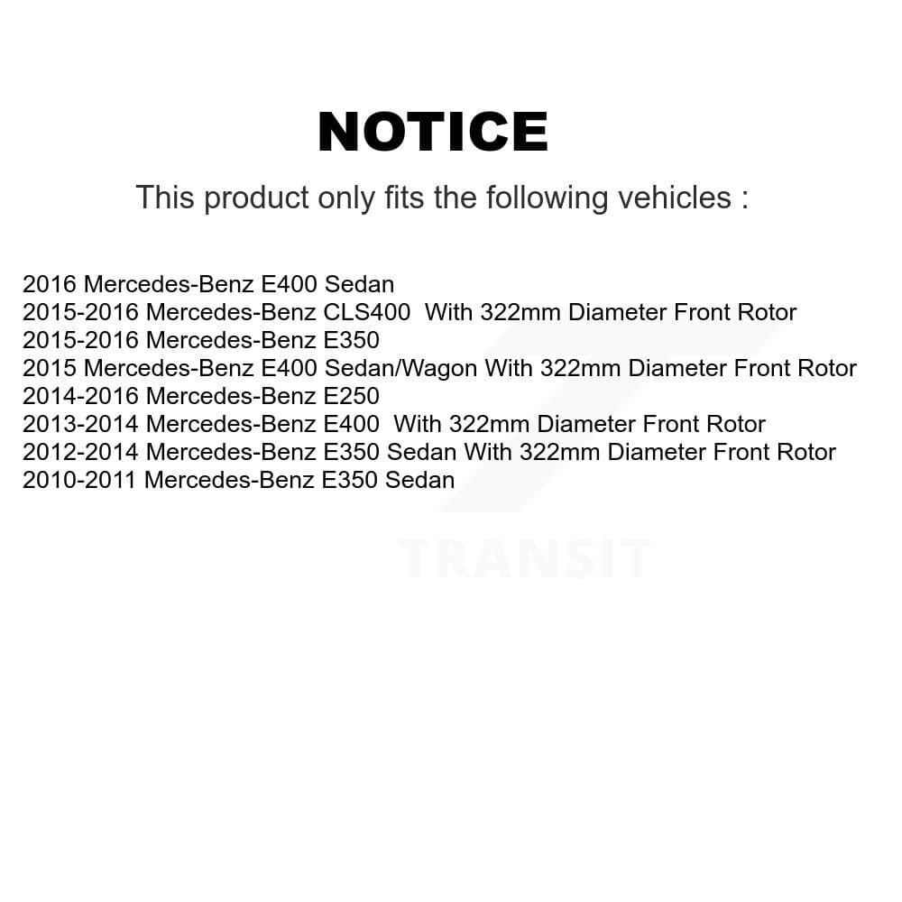 Transit Auto - KCN-100852 - Front and Rear Disc Brake Pad Kits image 14