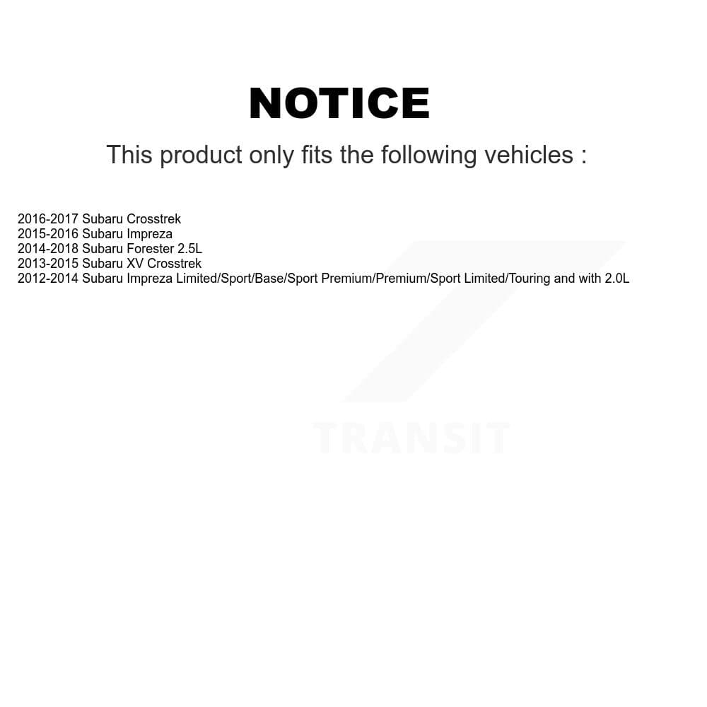 Transit Auto - KCN-100853 - Front and Rear Disc Brake Pad Kits image 14