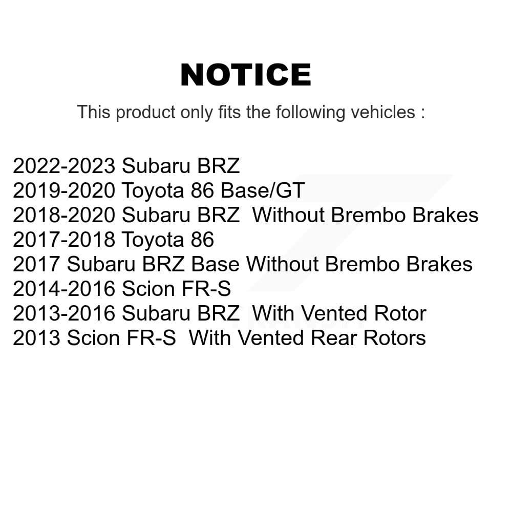 CMX - KCX-100397 - Front and Rear Disc Brake Pad Kits image 9