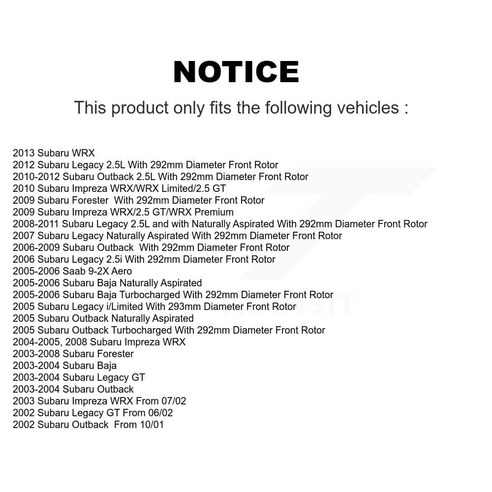 Transit Auto - KDA-100141 - Front Disc Brake Kits image 19