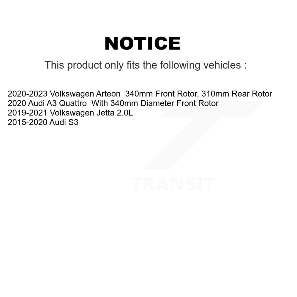 Transit Auto - KDA-100341 - Front Disc Brake Kits image 19