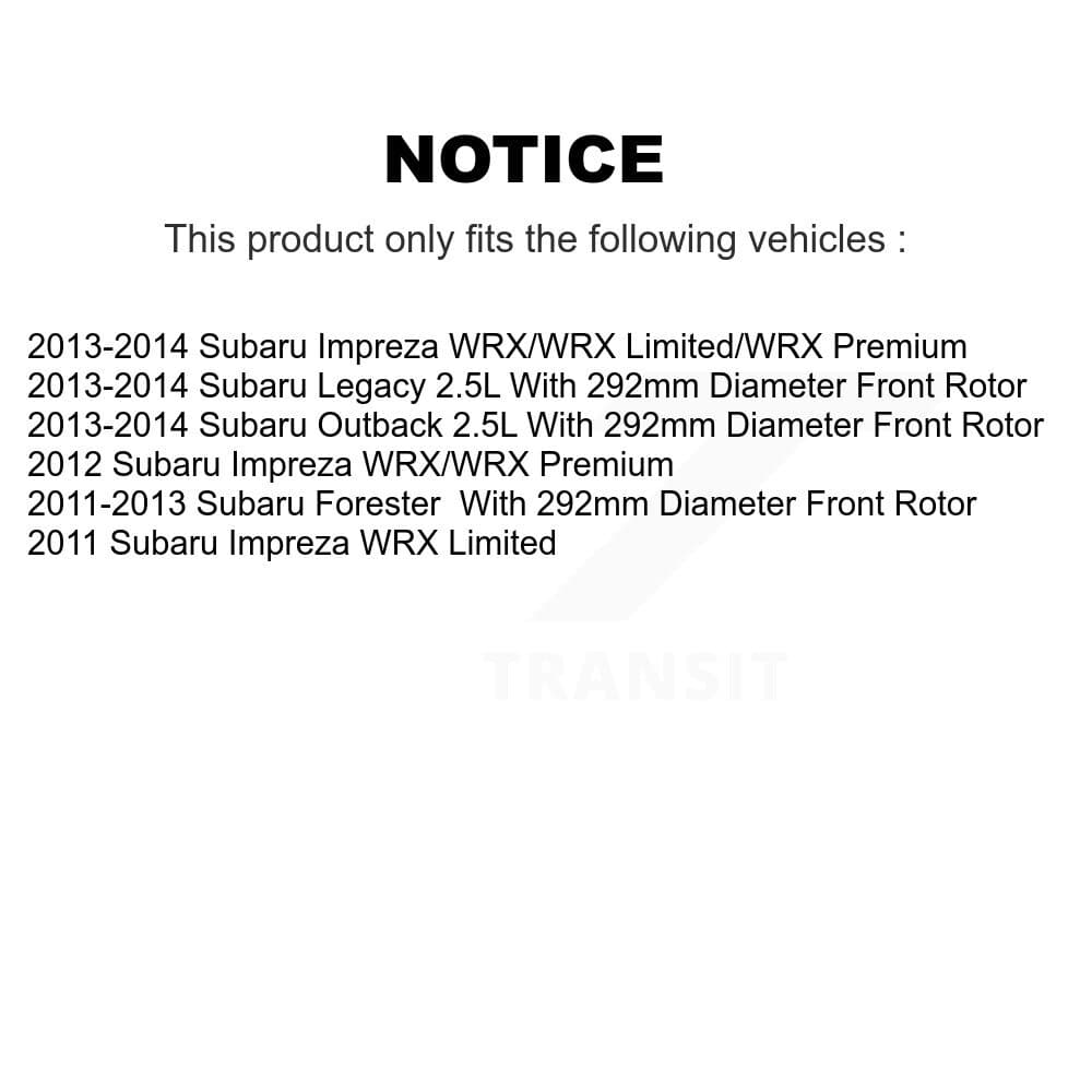 Transit Auto - KDA-100890 - Front and Rear Disc Brake Kits image 19