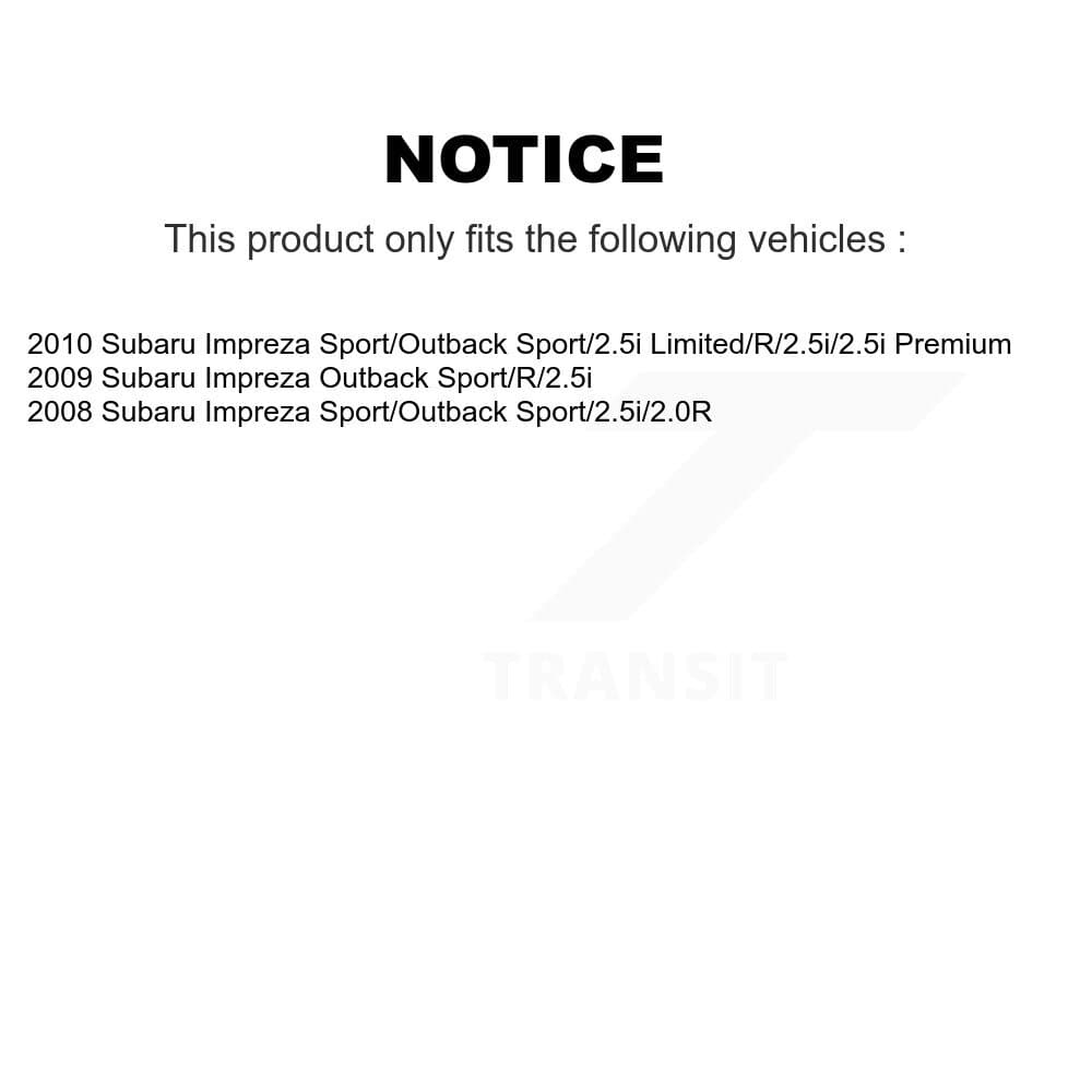 Transit Auto - KDA-101120 - Front and Rear Disc Brake Kits image 19