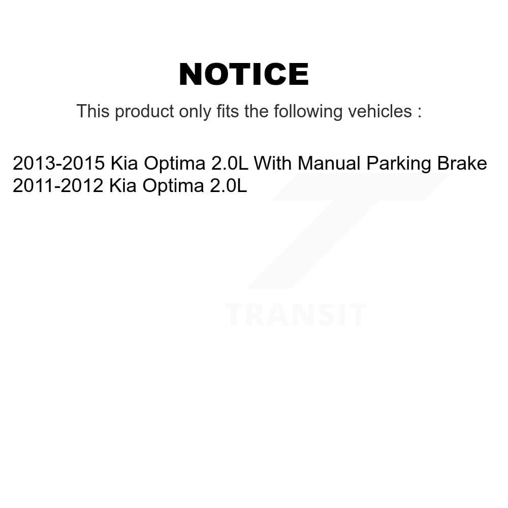 Transit Auto - KDA-101149 - Front and Rear Disc Brake Kits image 19