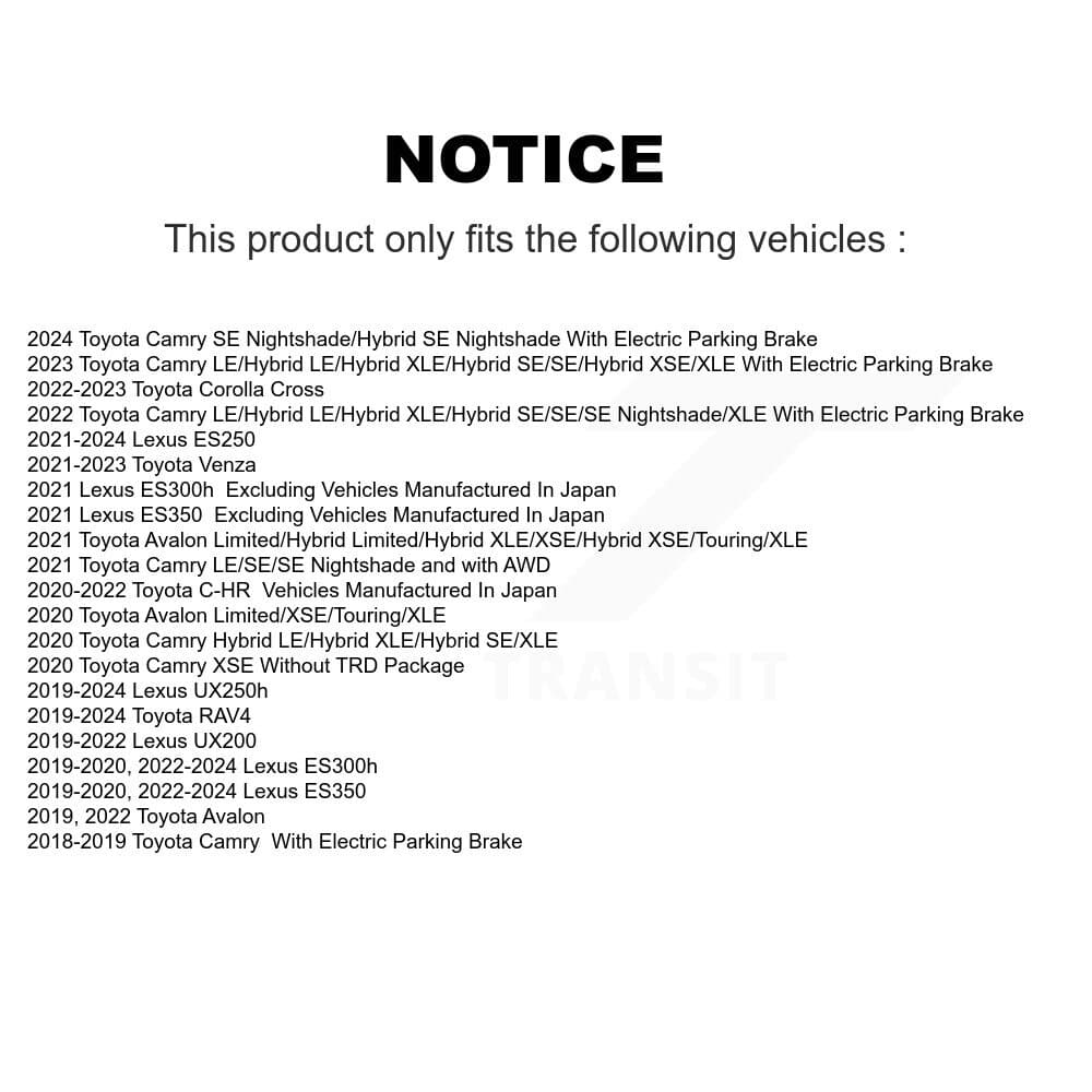 Transit Auto - KDA-101306 - Front and Rear Disc Brake Kits image 19