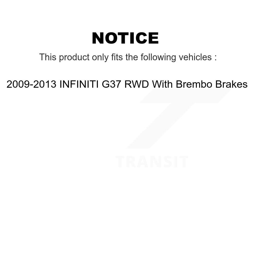 Transit Auto - KDA-101398 - Front and Rear Disc Brake Kits image 19