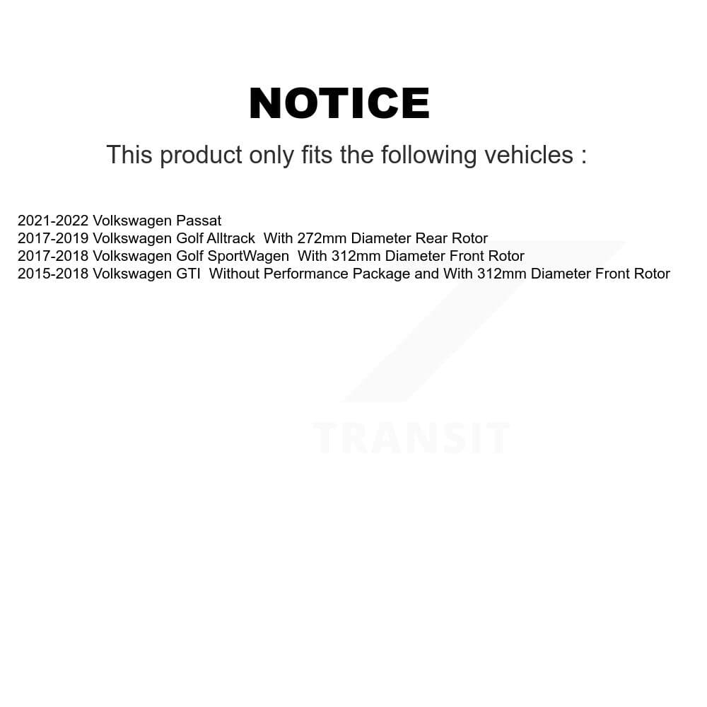 Transit Auto - KDA-101596 - Front and Rear Disc Brake Kits image 19