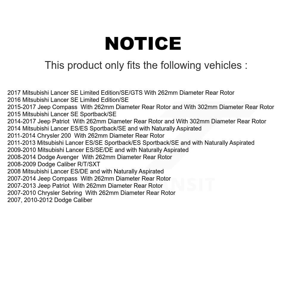 Transit Auto - KDA-103355 - Rear Disc Brake Kits image 19