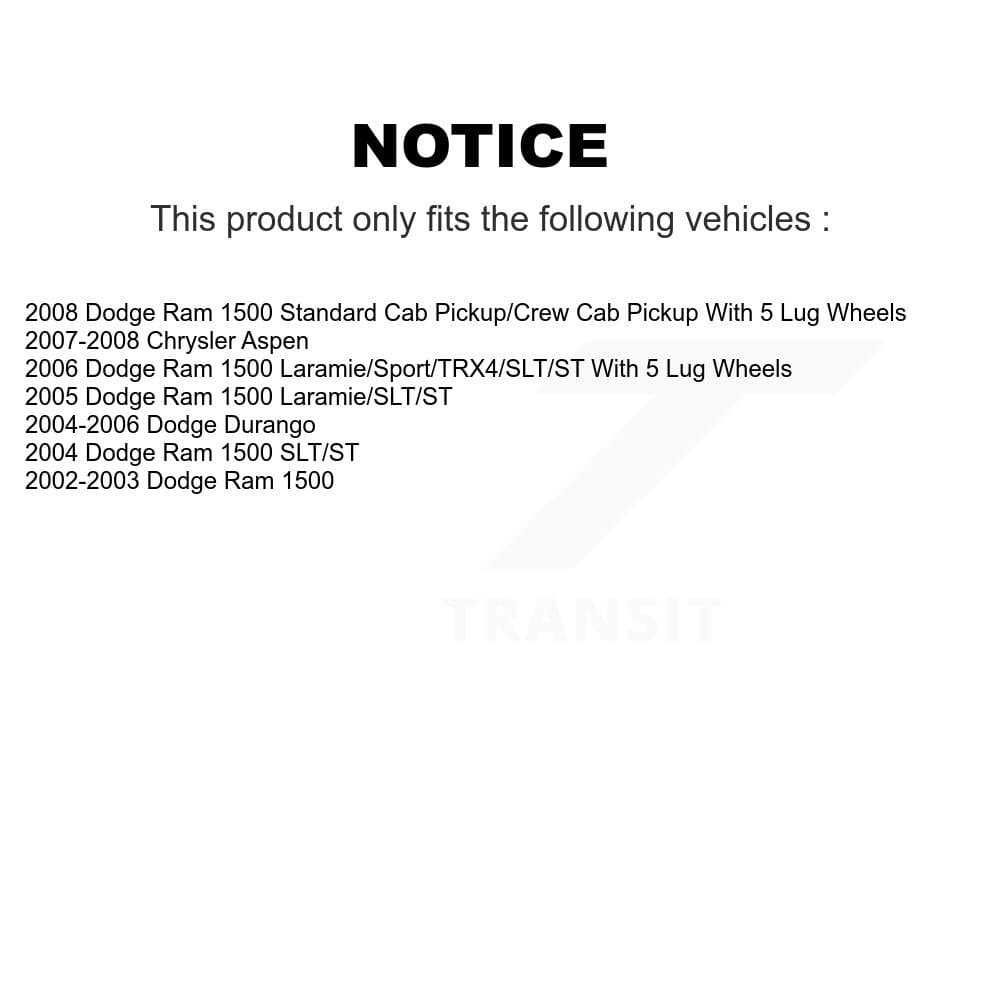 Transit Auto - KDA-103843 - Rear Disc Brake Kits image 19