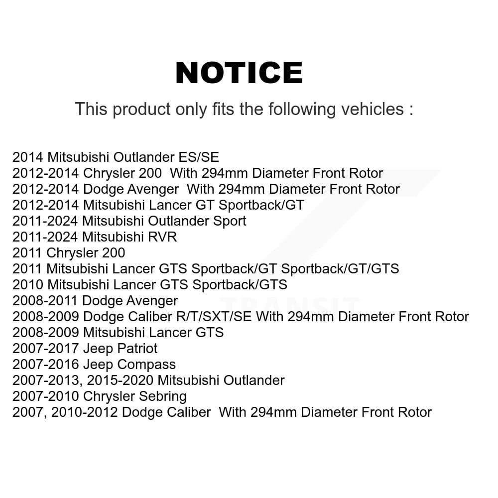 Transit Auto - KDC-100025 - Front Disc Brake Kits image 19
