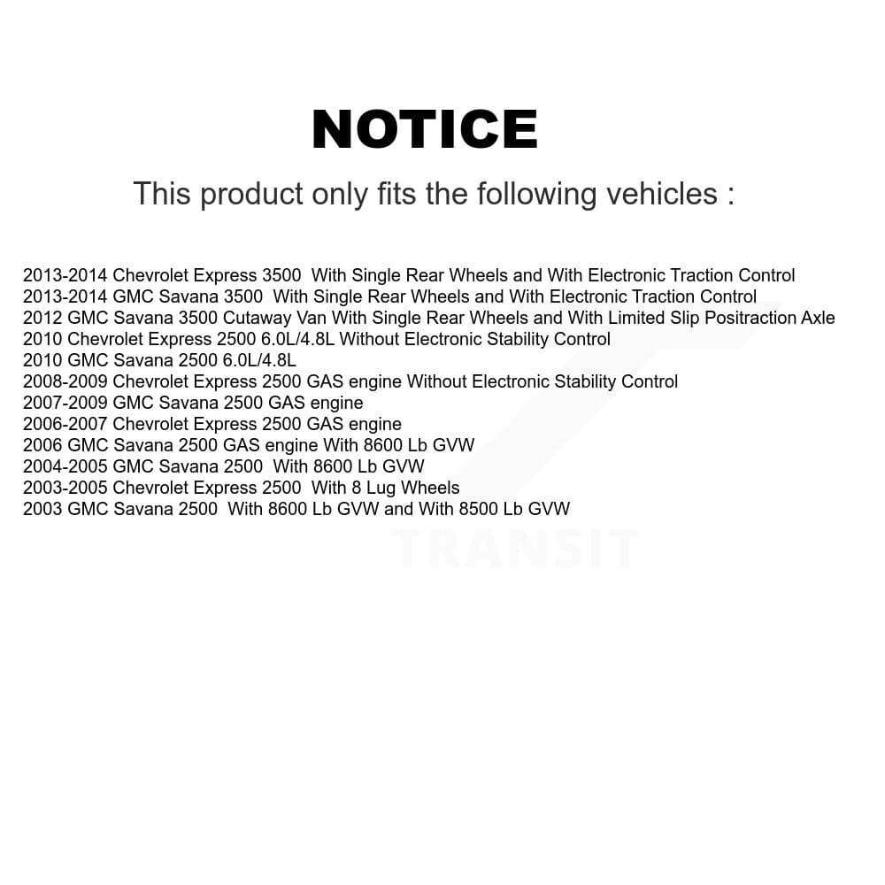 Transit Auto - KDC-100888 - Rear Disc Brake Kits image 19