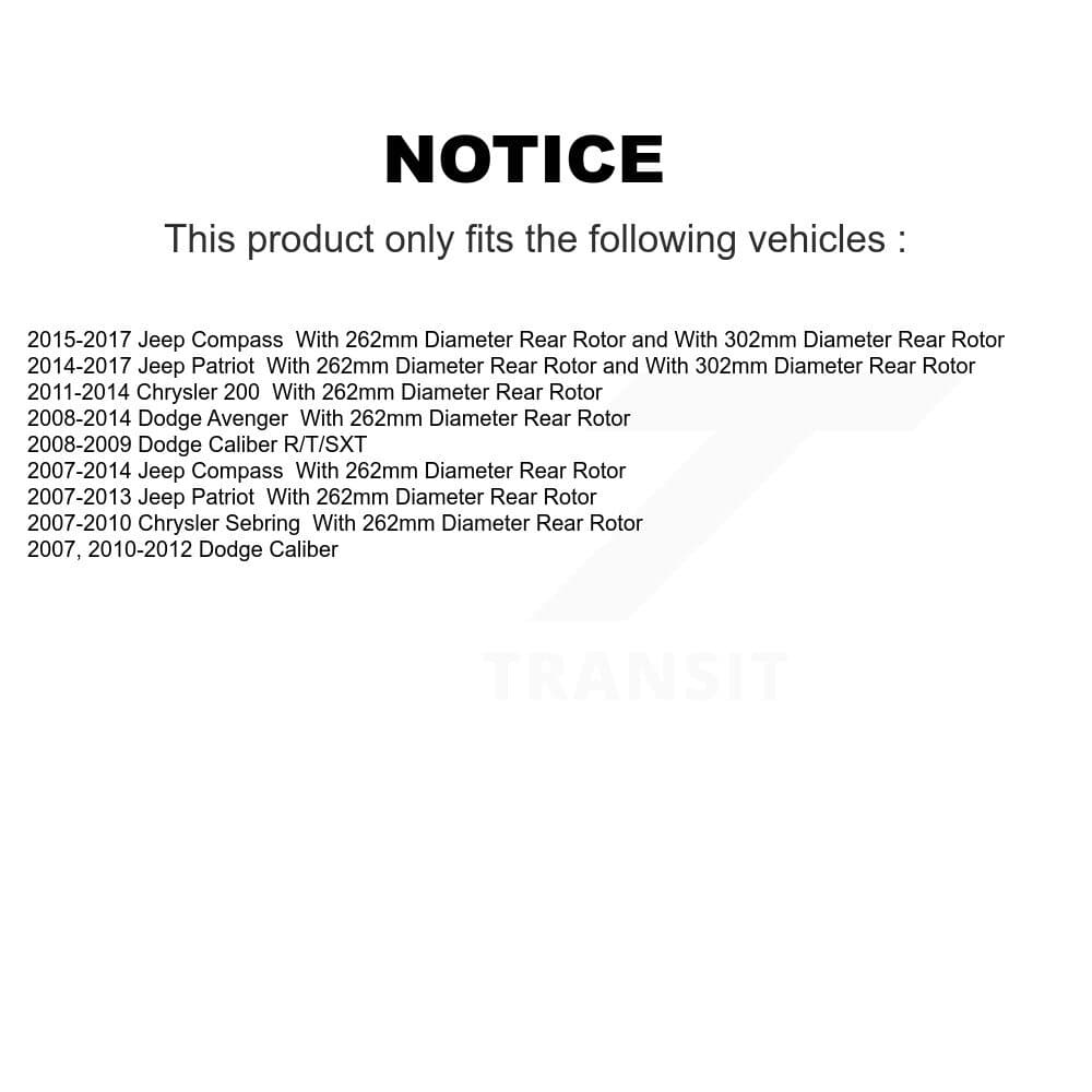 Transit Auto - KDC-101578 - Rear Disc Brake Kits image 19