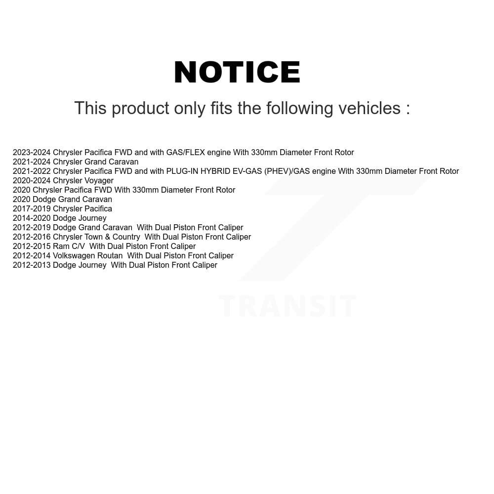 Transit Auto - KDF-100054 - Front Disc Brake Kits image 19