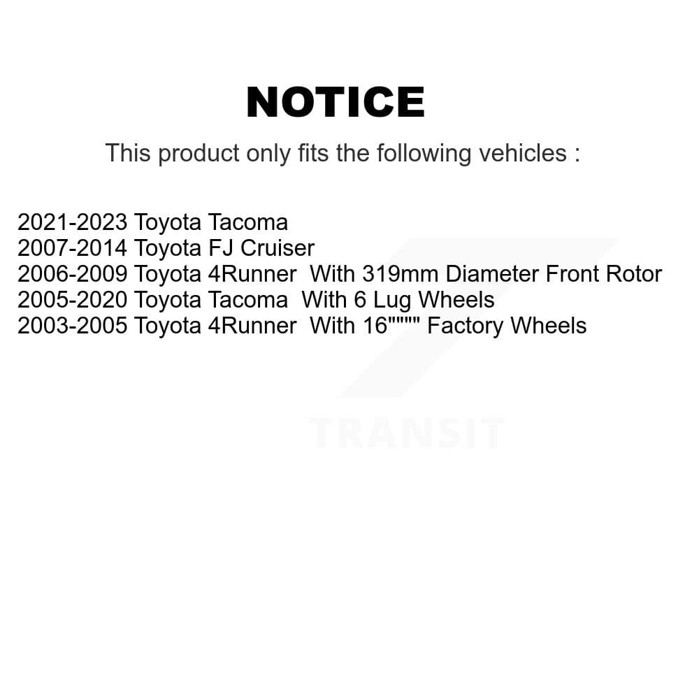 Transit Auto - KDF-100127 - Front Disc Brake Kits image 19