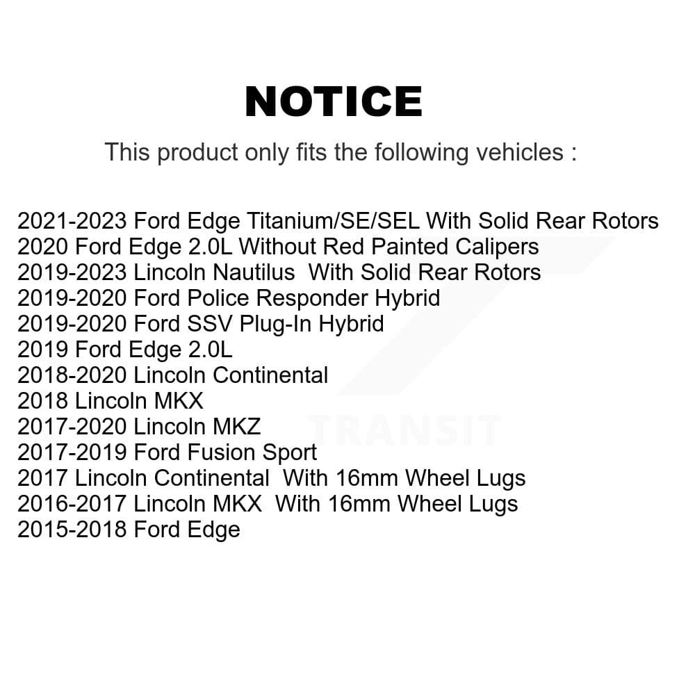 Transit Auto - KDF-100546 - Rear Disc Brake Kits image 19