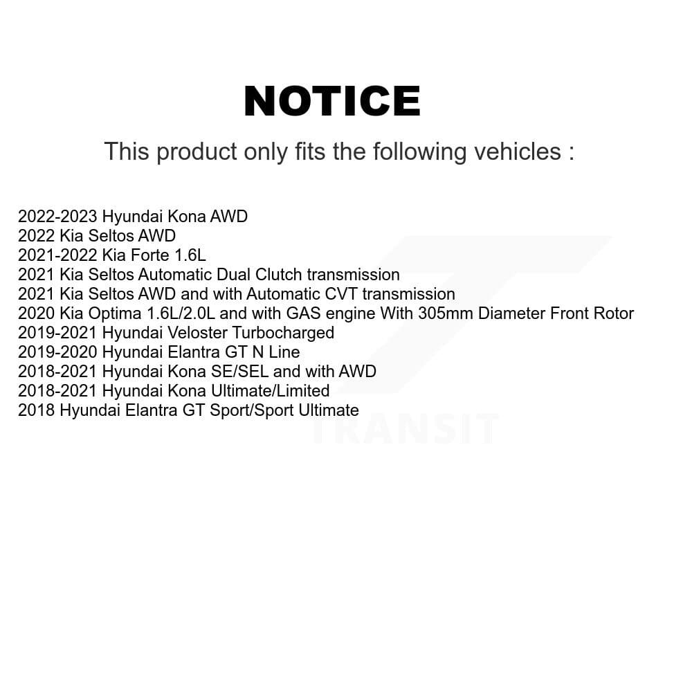 Transit Auto - KDF-100631 - Front Disc Brake Kits image 19