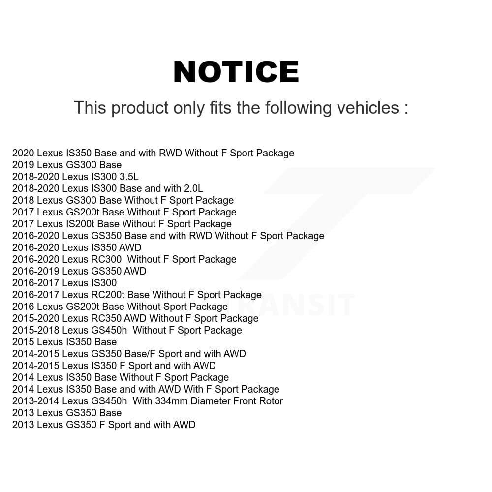 Transit Auto - KDF-100732 - Front and Rear Disc Brake Kits image 19