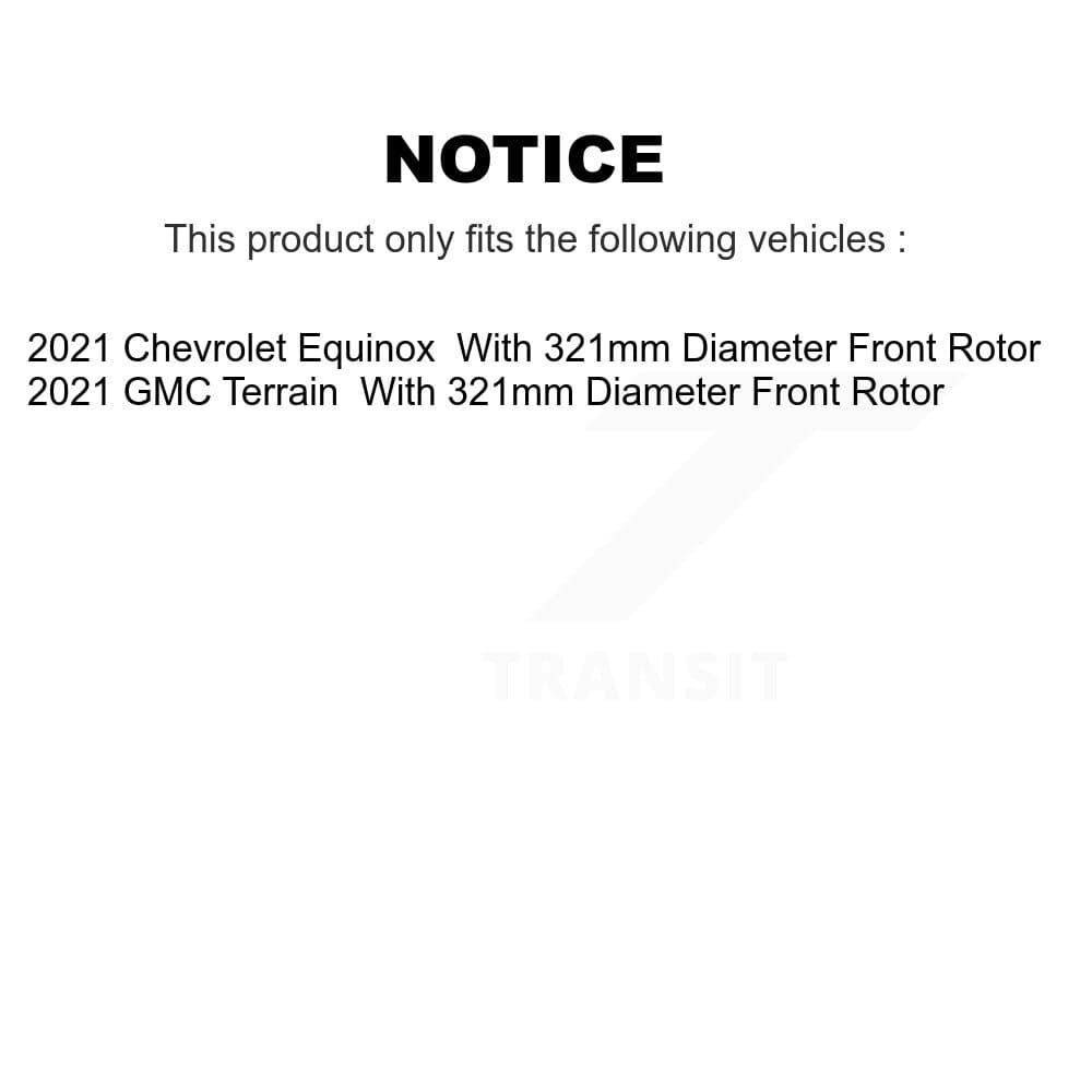 Transit Auto - KDF-101320 - Front and Rear Disc Brake Kits image 19