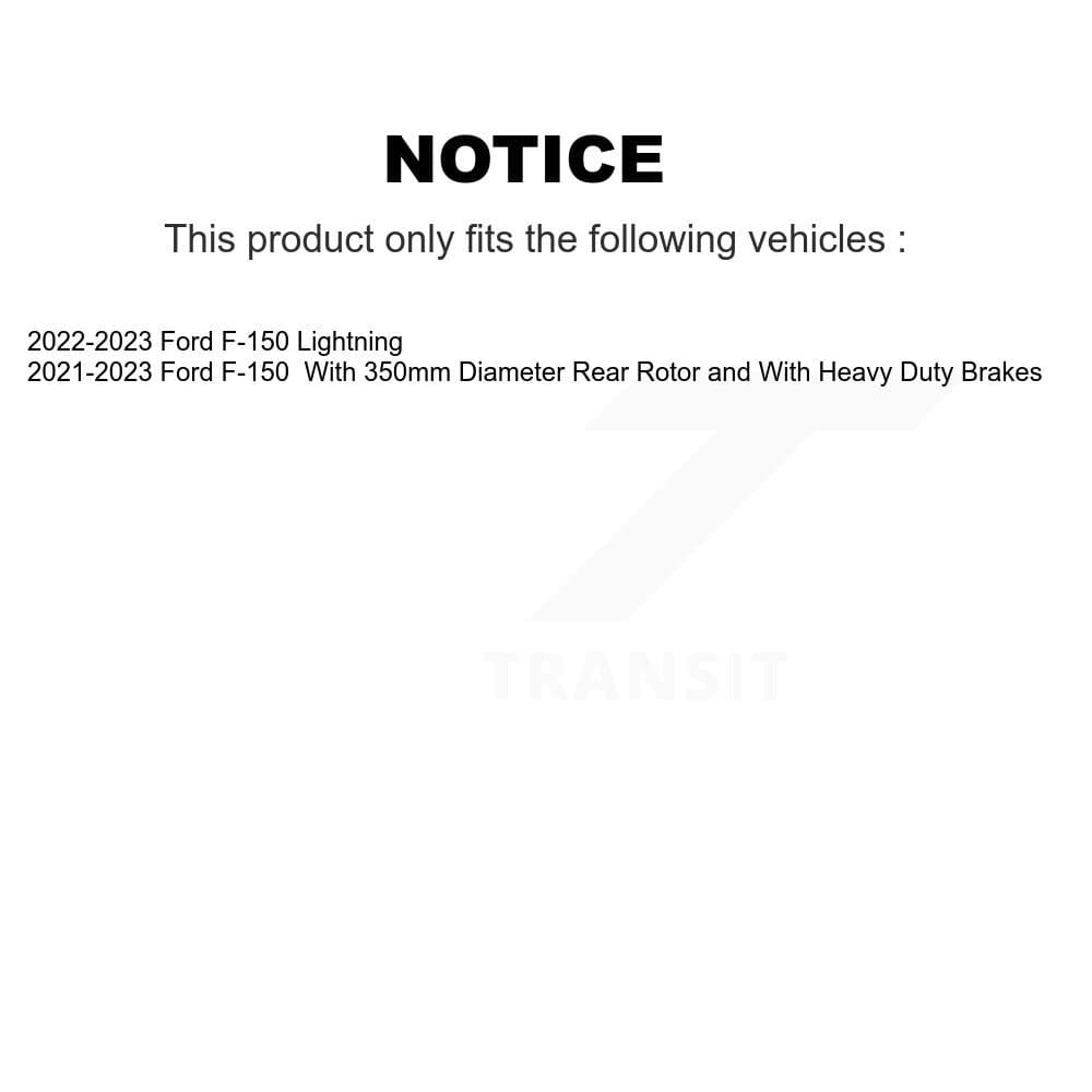 Transit Auto - KDF-101352 - Rear Disc Brake Kits image 19