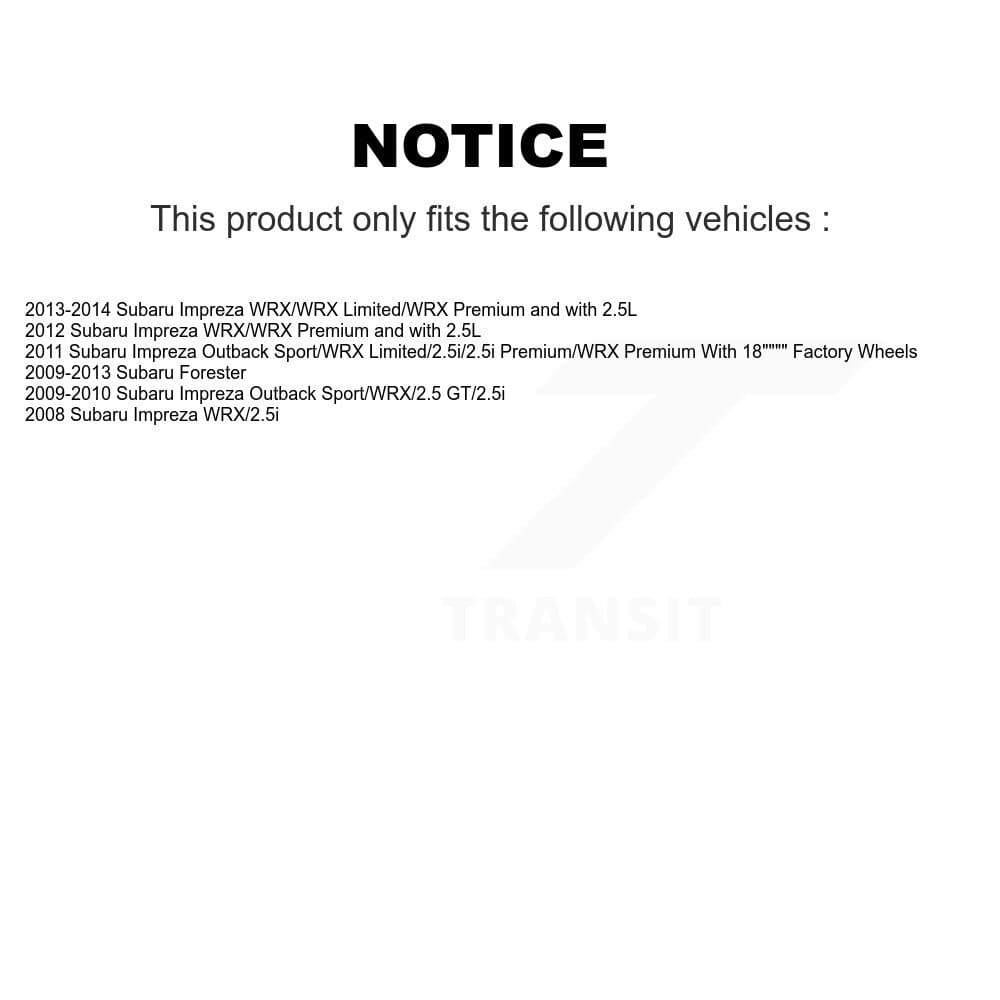 Transit Auto - KDF-101682 - Rear Disc Brake Kits image 19