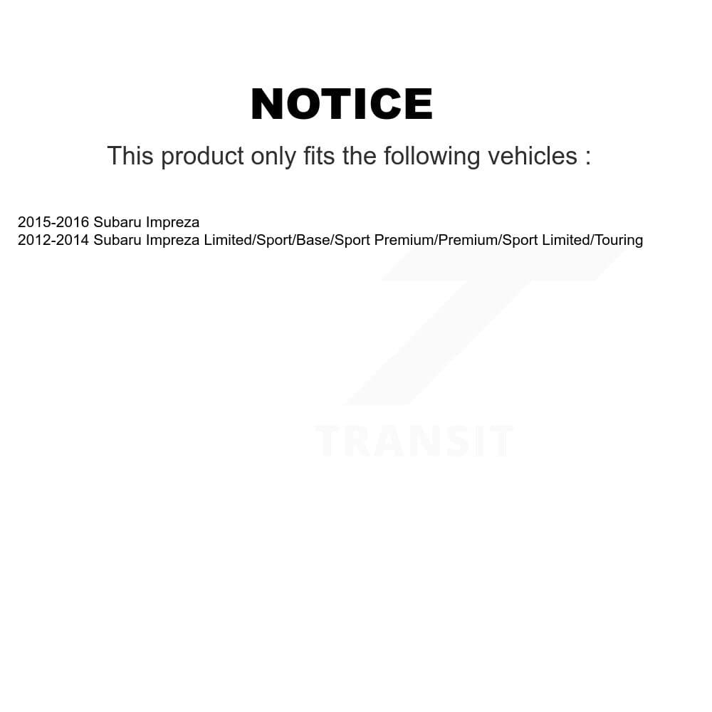 Transit Auto - KDS-100246 - Front and Rear Disc Brake Kits image 19