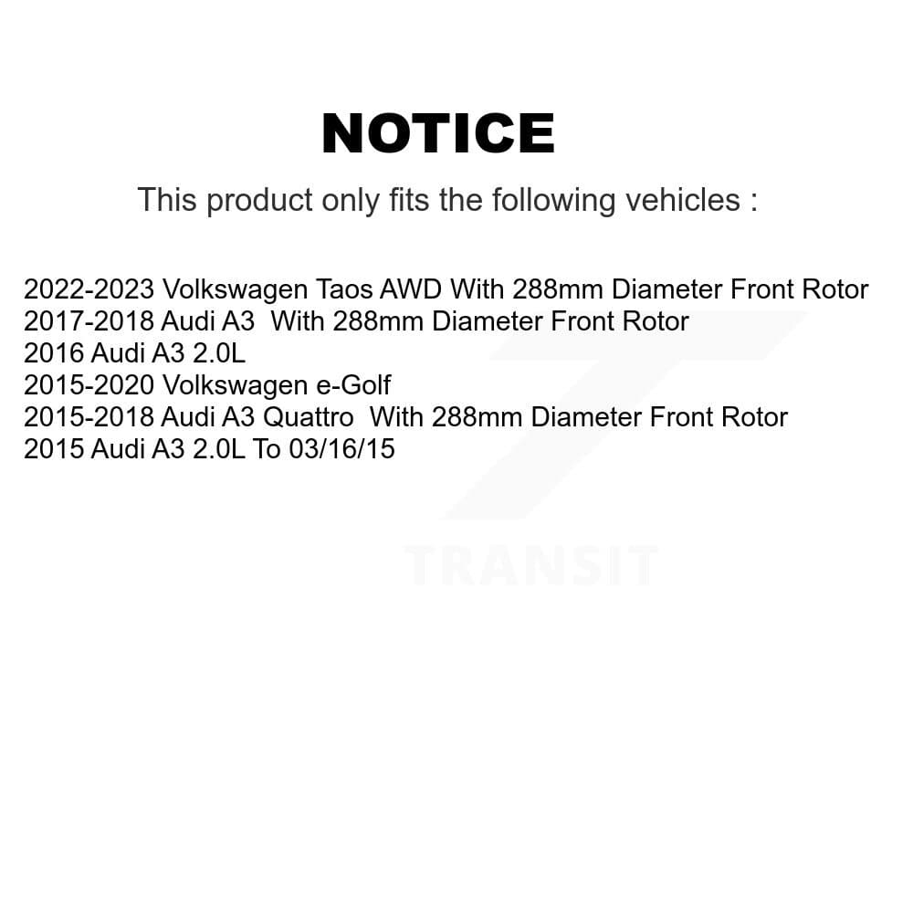 Transit Auto - KDS-100529 - Front and Rear Disc Brake Kits image 19