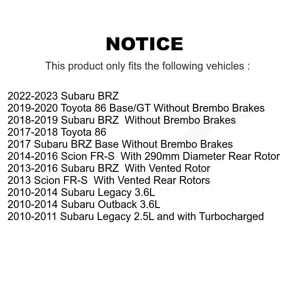 Transit Auto - KDS-100814 - Rear Disc Brake Kits image 19