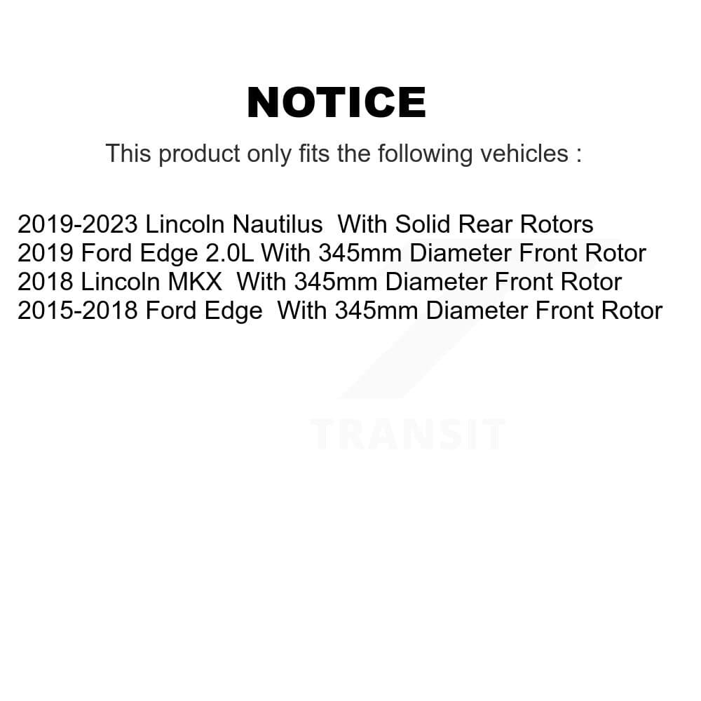Transit Auto - KDT-100249 - Front and Rear Disc Brake Kits image 24