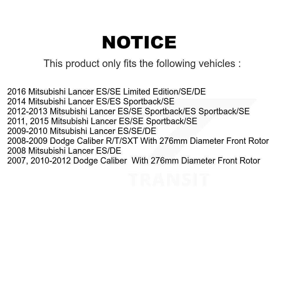 Transit Auto - KDT-100258 - Front and Rear Disc Brake Kits image 24
