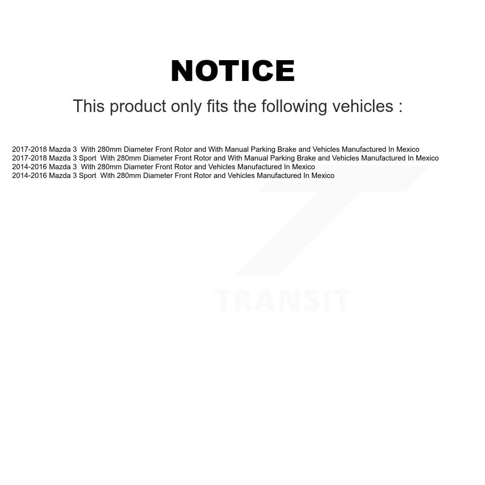 Transit Auto - KDT-100559 - Rear Disc Brake Kits image 24