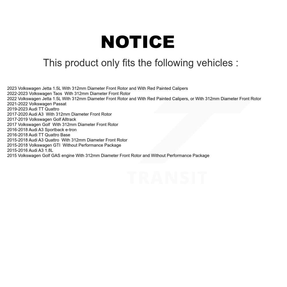 Transit Auto - KDT-100617 - Front Disc Brake Kits image 24