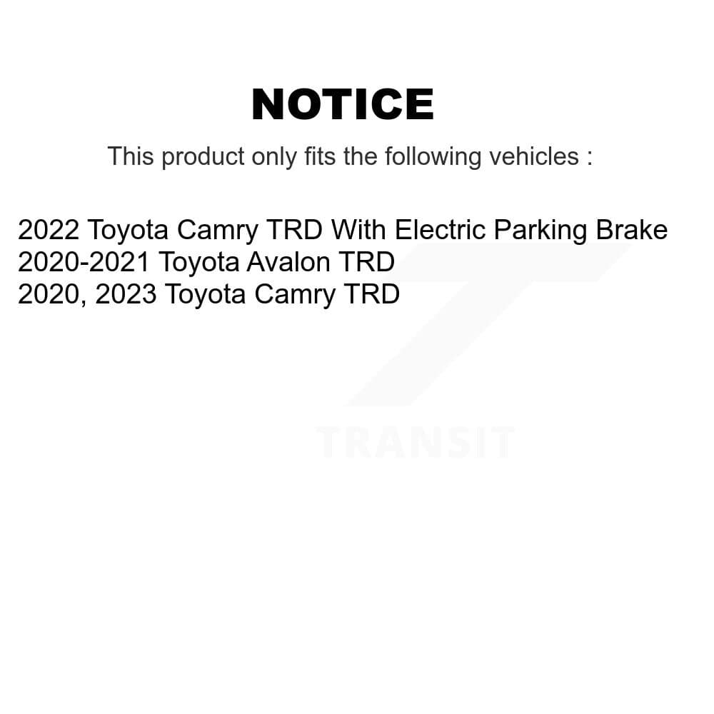 Transit Auto - KDT-100687 - Front and Rear Disc Brake Kits image 24