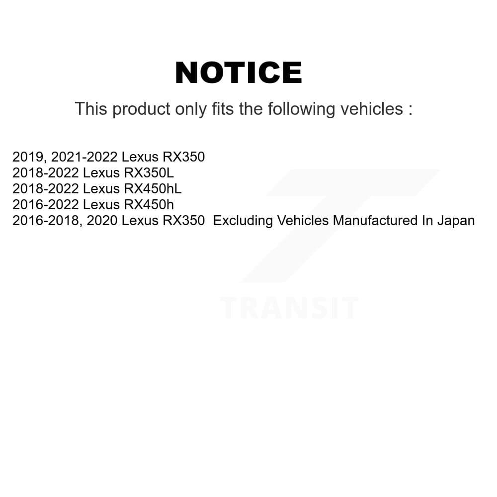 Transit Auto - KDT-100688 - Front and Rear Disc Brake Kits image 24