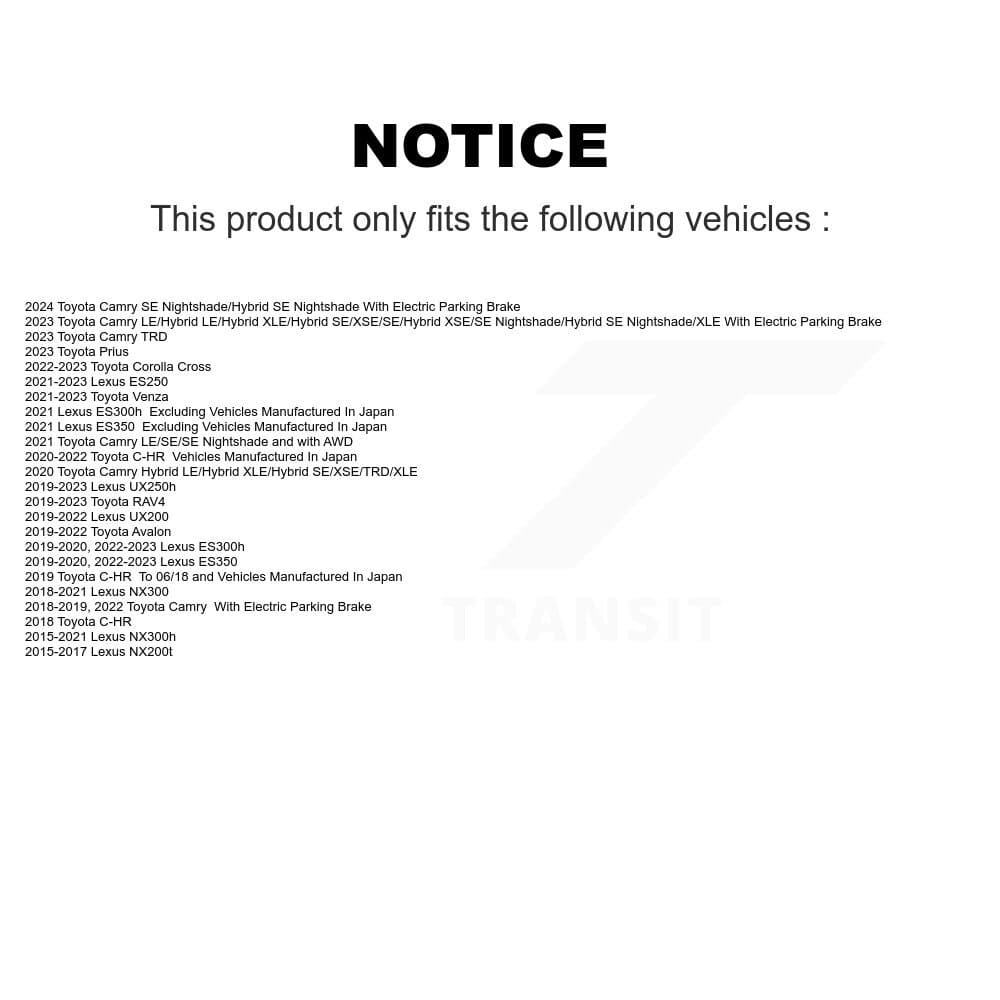Transit Auto - KDT-100707 - Rear Disc Brake Kits image 24