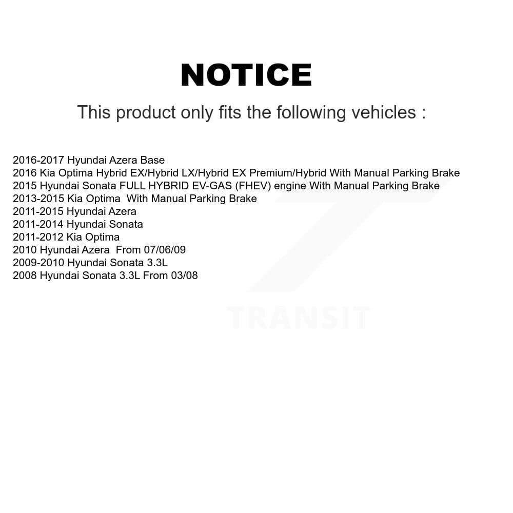 Transit Auto - KDT-100928 - Rear Disc Brake Kits image 24
