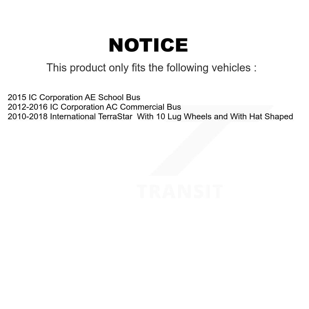 Transit Auto - KDT-101212 - Front and Rear Disc Brake Kits image 24