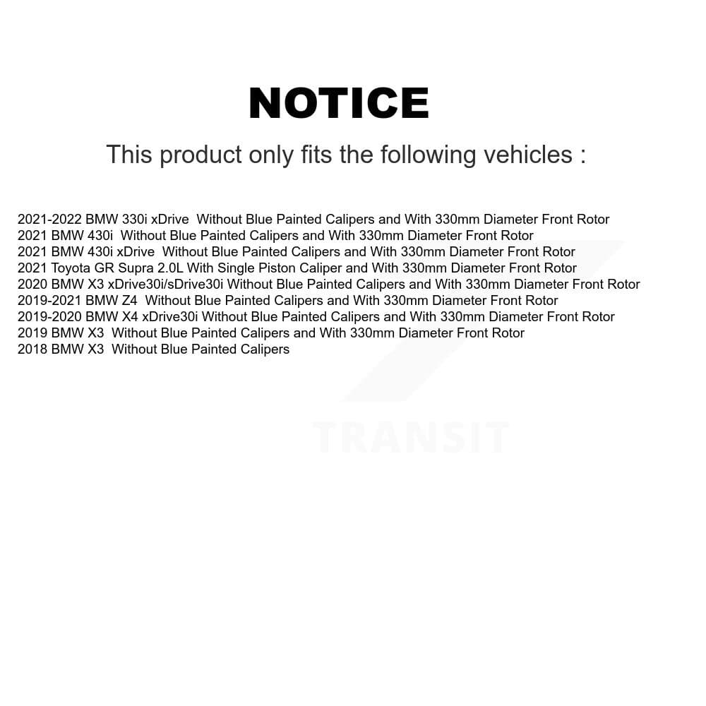 Transit Auto - KDT-101256 - Front Disc Brake Kits image 24