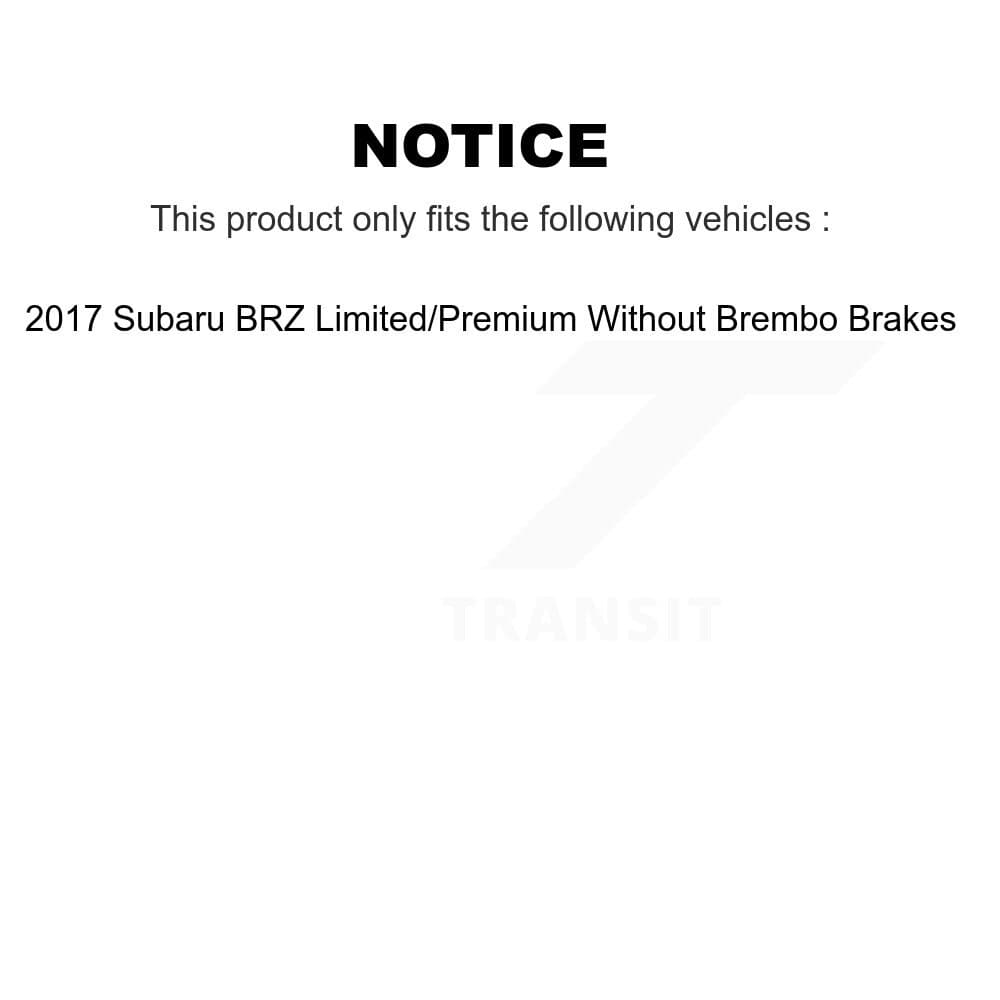 Transit Auto - KDT-101387 - Front and Rear Disc Brake Kits image 24