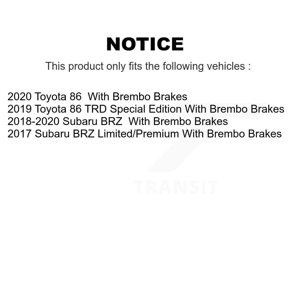 Transit Auto - KDT-101388 - Front and Rear Disc Brake Kits image 24